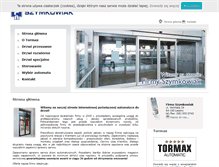Tablet Screenshot of drzwi-automatyczne.com.pl